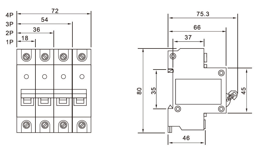 CAB6-63H-Размер