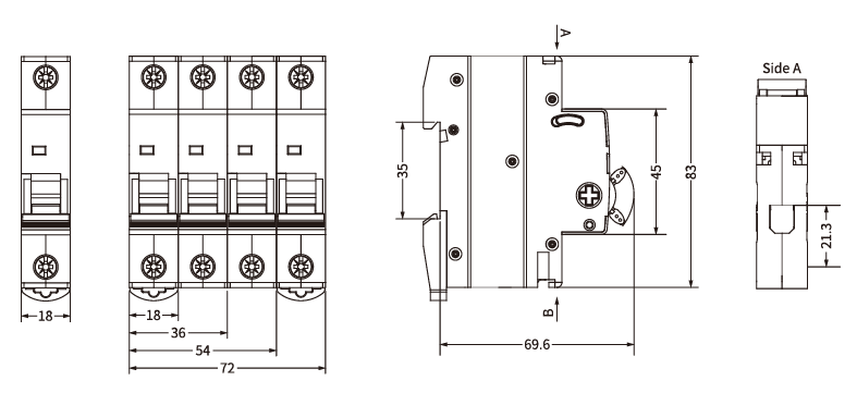 CAD2-125-Размер изолятора