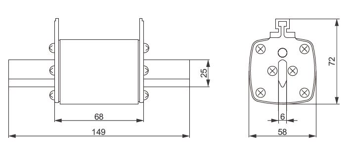 NH2-Размер предохранителя