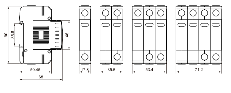 CAU5-T2-40-AC-SPD-Размер