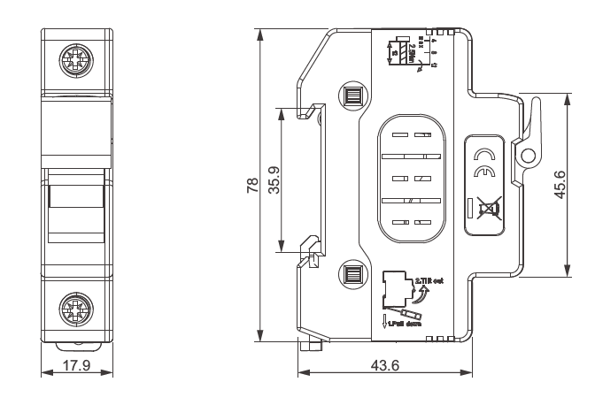 CAF1-10(X)PV-размер